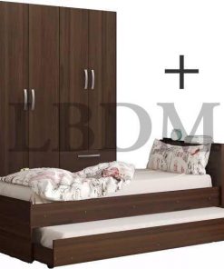 COMBO CAMA + ROPERO ARMY